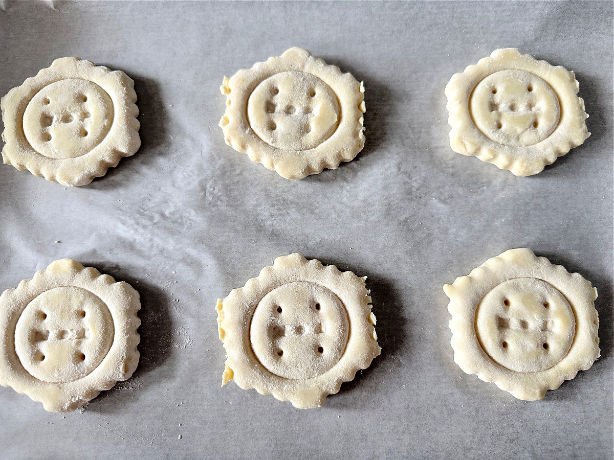 puff pastry on sheet pan