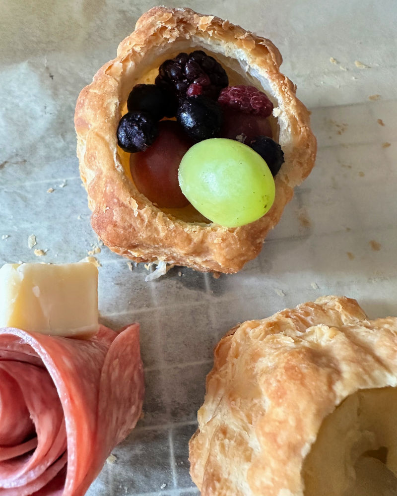 fruit in charcuterie cups