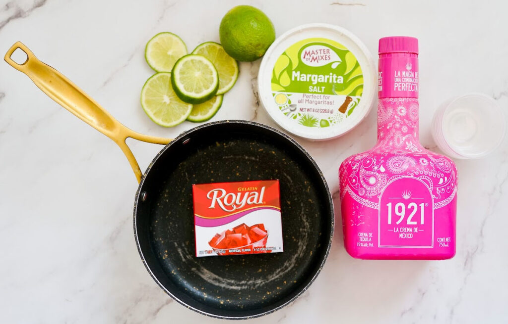 Ingredients for Jell-O shots