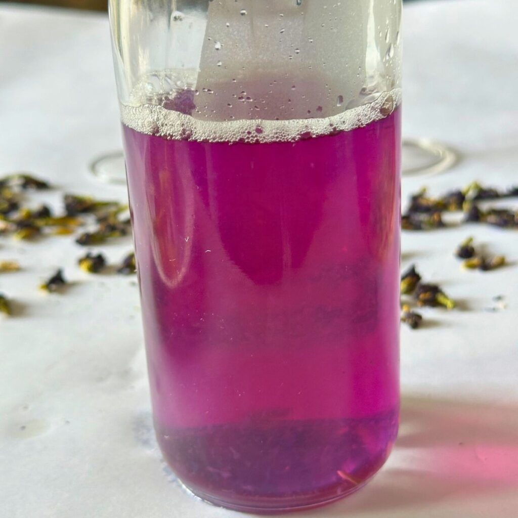 butterfly pea flower simple syrup