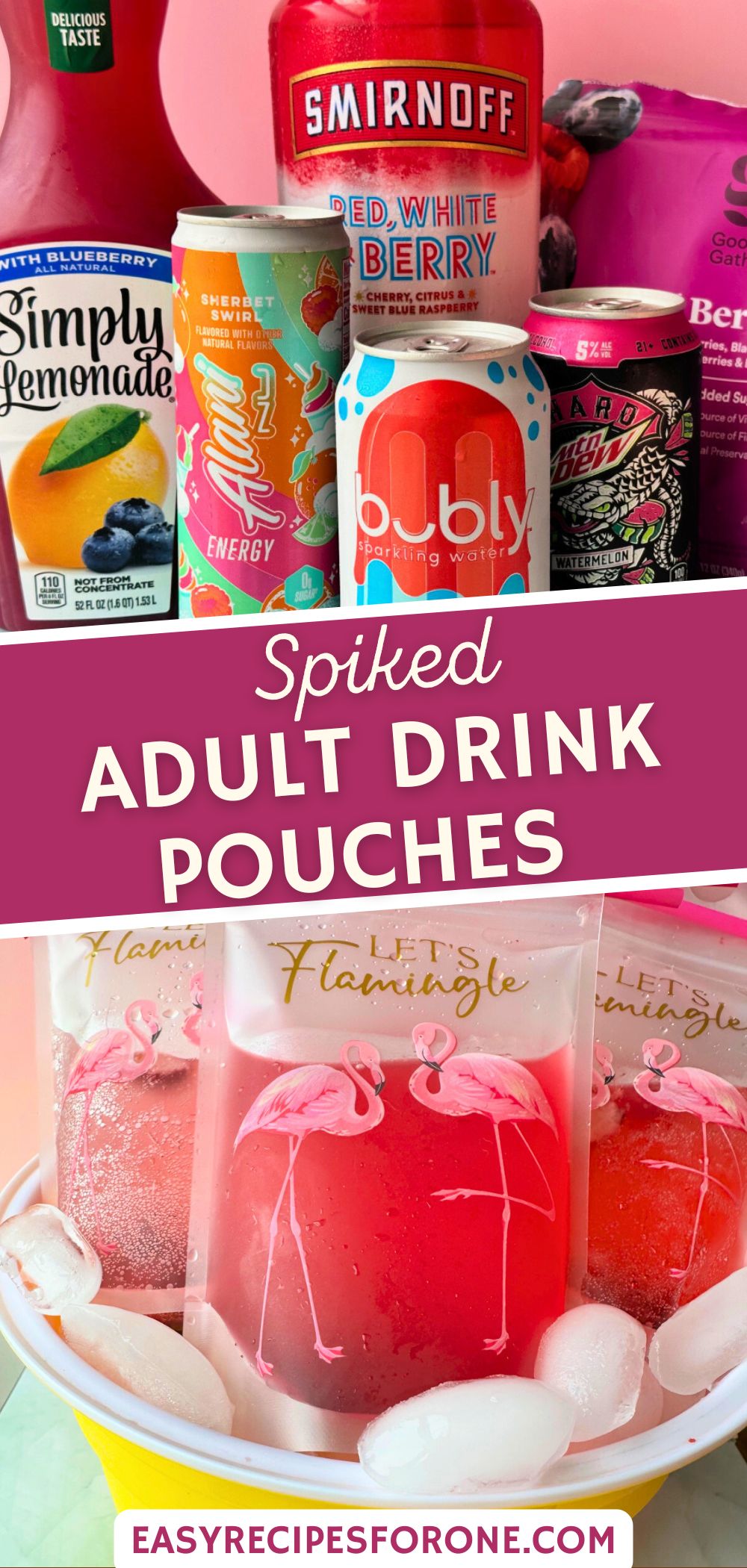 adult drink pouches supplies