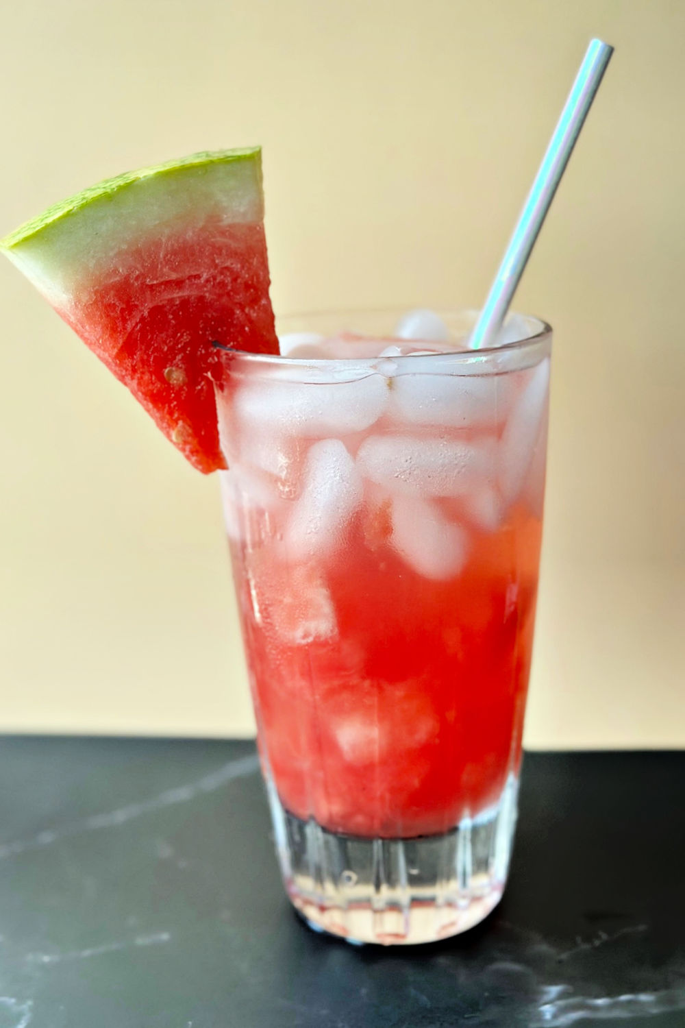 vertical image watermelon vodka cooler