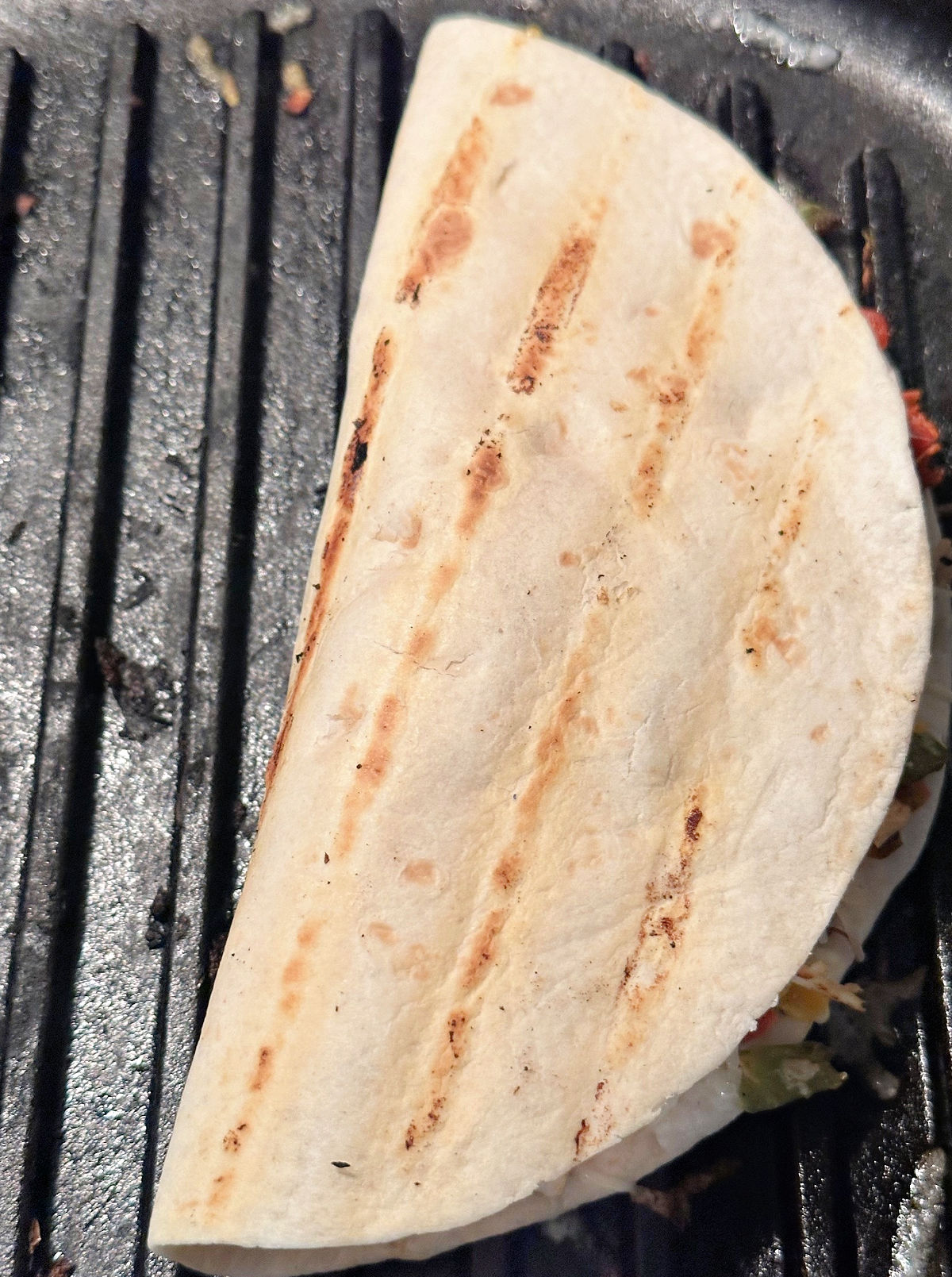 quesadilla folded in half