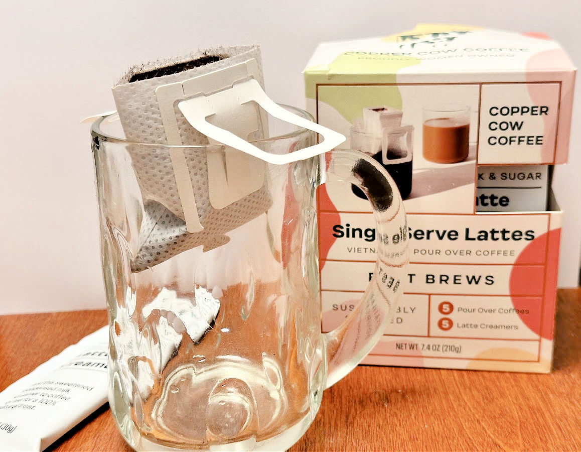 copper cow coffee for iced latte