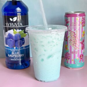 cotton candy dirty alani with blue raspberry