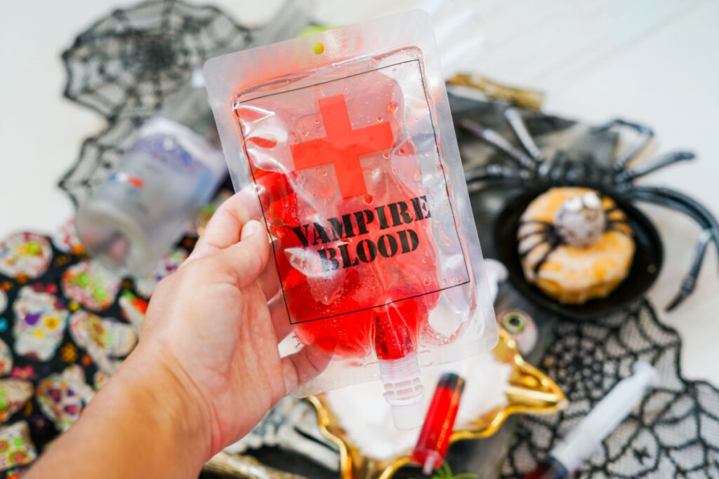 vampire blood bags