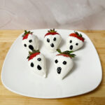 top view of ghost strawberries