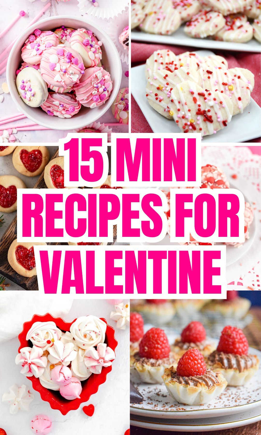 mini dessert recipe collage